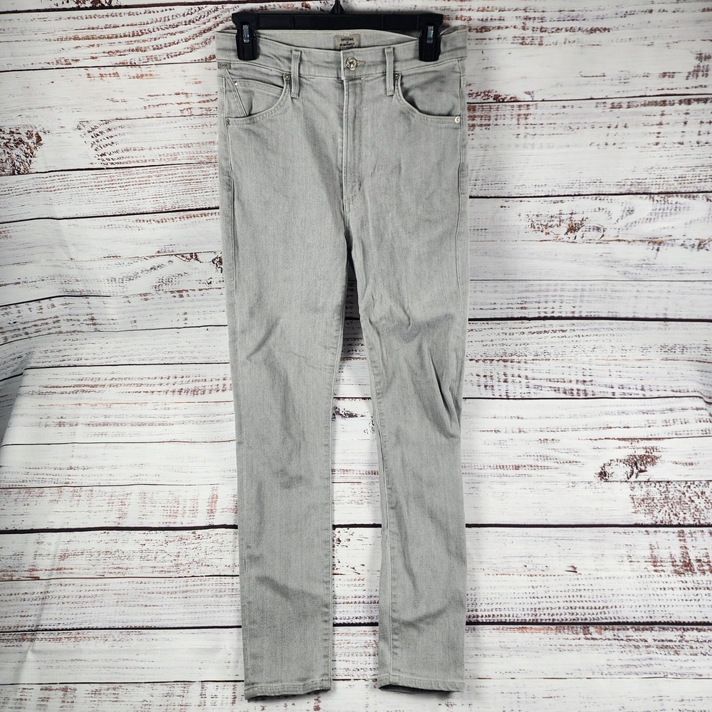Citizens of Humanity Chrissy Uber High Rise Skinny Jeans 29 Skinny Moondance Gry